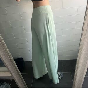 Athleta Mint Green Wide-Leg Pants